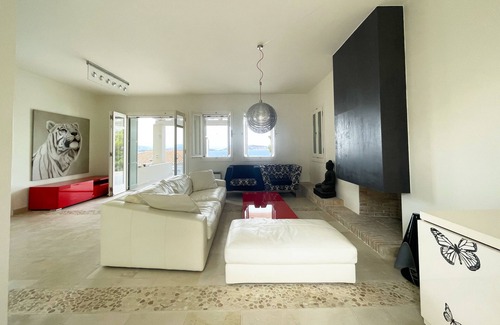 Porto Heli Casa | Seafront architectural villa in exclusive Aghios Emilianos. Incredible views!