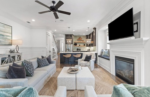 WaterSound West Beach Casa | "Seaglass" Watersound home with Golf Cart, Pool, and Private Beach