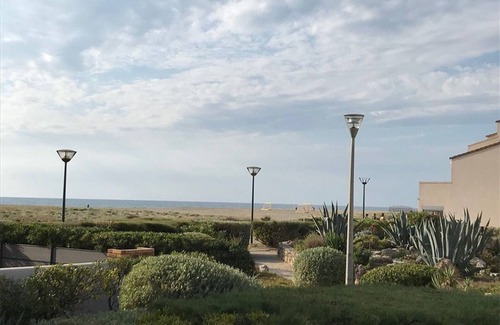 Port Leucate Apartamento | Apartamento para 4 personas en Port Leucate, frente al mar, parking privado, cerca de tiendas y parque aquático