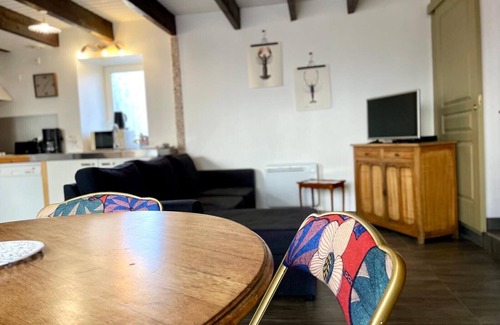 Santec Cabaña | Bisquine-Gîte-Vista al Jardín-Baño Privado-Familiar