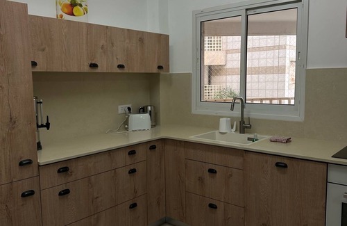 Ashkelon Apartamento | - Mar Apartamento 8 personas - edificio de situación -
