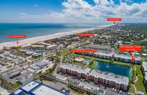 St. Augustine Beach Casa | Seaside Escape - Spacious 3 Bedroom Ground Floor Condo - Steps to Atlantic Ocean
