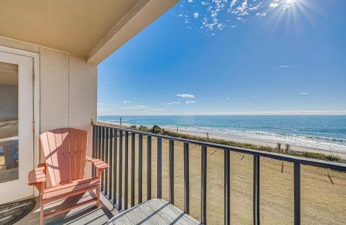 Indian Beach Apartamento | Seaside Indian Beach Getaway with Balcony and Views!