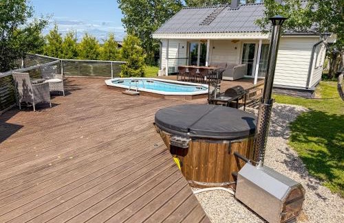 Parnu County Casa | Seaside Retreat with Hot tub,Sauna, Pool & BBQ