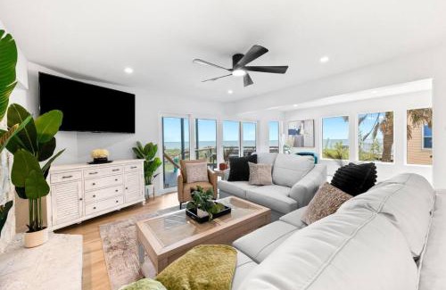 Vilano Beach Casa | Seaside Rose-Ocean Front, Private Pool, Ht Tub, Slps 28
