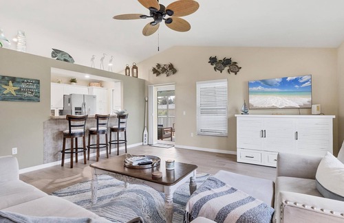 Englewood Casa | Seaside Sanctuary, coastal home, private beach access and golf cart pick up to restaurants