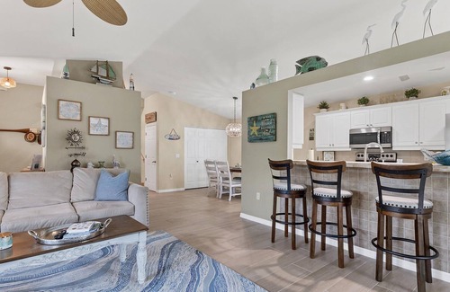 Englewood Casa | Seaside Sanctuary, coastal home, private beach access and golf cart pick up to restaurants