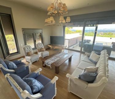 Karystos Casa | Seaside Villa with Private Football Pitch