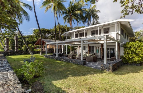Kailua-Kona Cabaña | Seaside Zen Cottage - Una playa es tu patio delantero