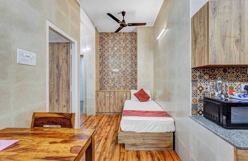 Mylapore Tiruvallikk Apartamento | Season4 Residences 1-BHK furnished appt