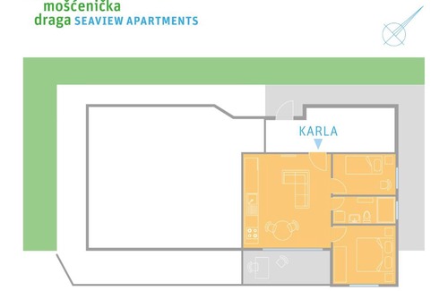 Sucici Apartamento | seaview apartments croatia KARLA