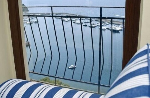 Agropoli Apartamento | Terraza privada en el mar en la ciudad histórica: ¡qué vista de Capri y Amalfi !!!