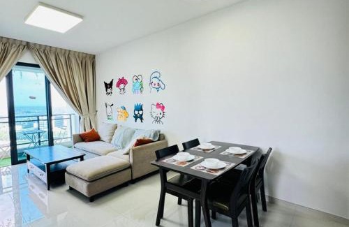 Gelang Patah Apartamento | Seaview cozy Apartment Forest City