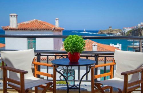Paleopolis Apartamento | Seaview Stylish Flat in Andros - walk to beach