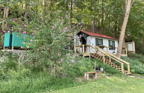 Shepherdstown Cabina | ❤️ Aislado Casa romántica Tiny 1940 en el río