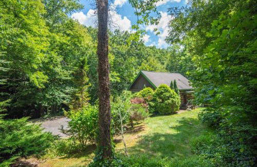 West Jefferson Casa | Secluded 2 Bd Cabin- Firepit, Hot Tub, Dogs OK, Sleeps 6