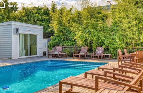 Fire Island Pines Casa | Secluded Beach Bungalow steps from the Harbor - Your Private Island Getaway!