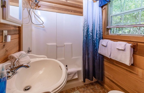 Lake Toxaway Cabina | Secluded Cabin w/ Fire Pit and Pickleball