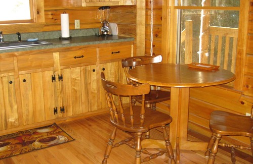 Rogers Cabina | Secluded Cabin with a private waterfall at Spirit Lake and internet