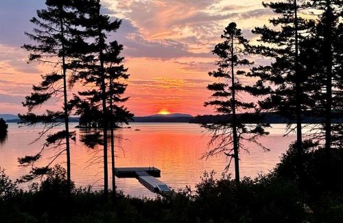 Greenville Casa | Secluded Cabin with Fireplace and Games in Lily Bay Township, Maine