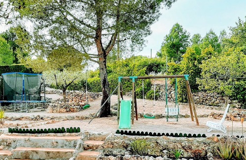 Masllorens Villa | Villa de 3 hab. con piscina, barbacoa, chimenea, A.A, parque infantil y wifi.