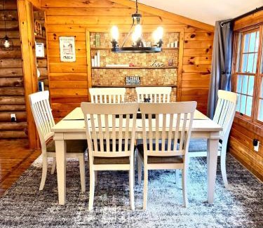 Lake Harmony Casa | Secluded Lakefront Cabin with Hot Tub and Views