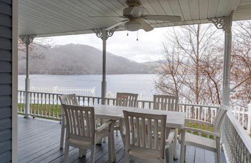 Topton Casa | Secluded Lakefront Cabin with Private Dock on Lake Nantahala, Topton, North Carolina