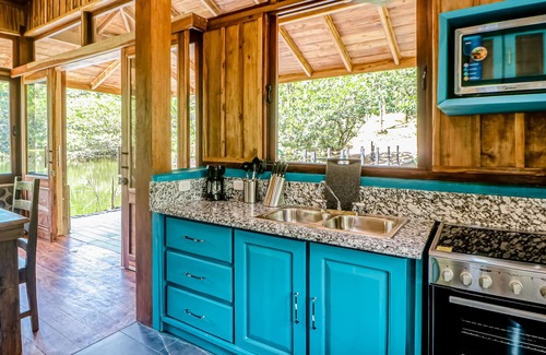Peñas Blancas Cabina | Secluded Lakefront Home w/Free WiFi, Water Views, Hammocks, Cable, & more!