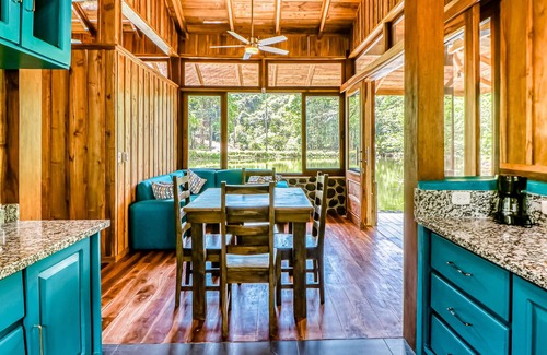 Peñas Blancas Cabina | Secluded Lakefront Home w/Free WiFi, Water Views, Hammocks, Cable, & more!