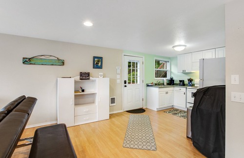 Port Angeles Casa | Secluded, lakefront getaway with deck - near sights & attractions