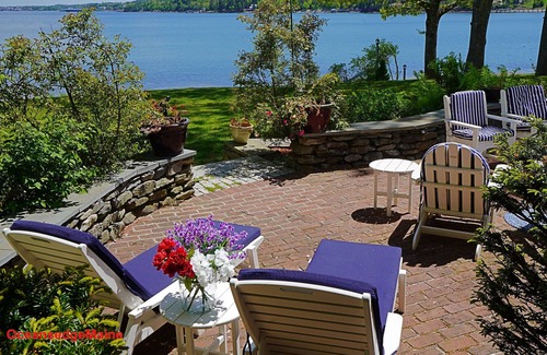 Hulls Cove Casa | Secluded luxury oceanfront home in Bar Harbor with views of Acadia National Park