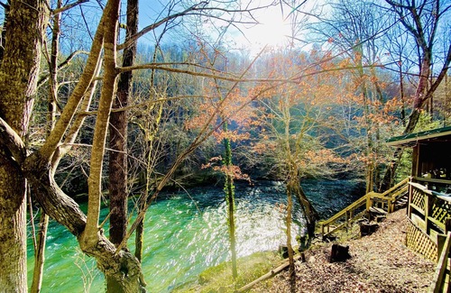 Gatlinburg - Pigeon Forge Cabina | NUEVO refugio frente al río