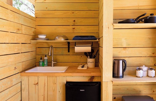 Dripping Springs Cabina | Secluded, Romantic Yurt w/Hot Tub at The Yurtopian - "Amie"