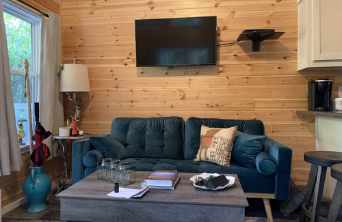 Franklin Cabina | Secluded Storybook Cabin -Dog Friendly with Fenced Yard and WIFI.