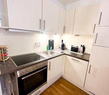 Europaviertel Apartamento | Seductive 1-Room Apt, Centre of Stuttgart