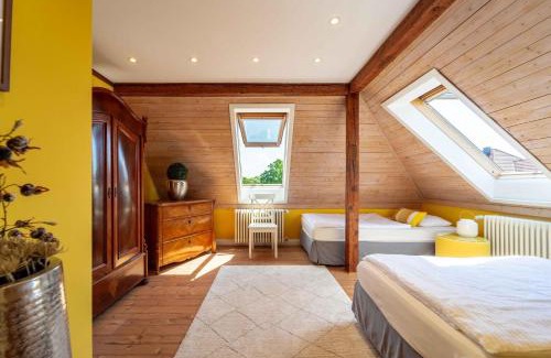 Schwerin Apartamento | Seeblick-Dachgeschoss in historischer Villa zentral 4 PAX