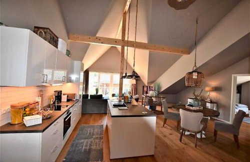 Hohwacht Apartamento | Seesucht-Hohwacht - Grosse Ferienwohnung im Beachhouse-Stil, 2 Balkone, 2 SZ und nur 300m zum Strand