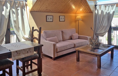 Rascafría Cabaña | Romántico apto. rural (alquiler íntegro) para 2 con chimenea. En Rascafría