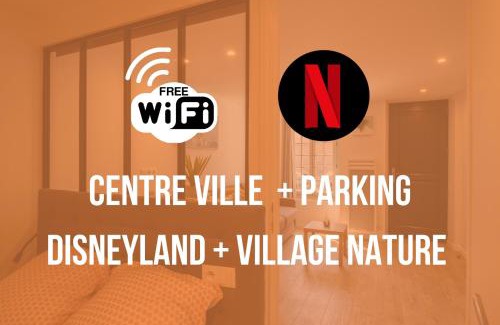 Villeneuve-le-Comte Apartamento | Self Checkin Automatique - 9 min Disney - LE ZEN - COSYRENTING