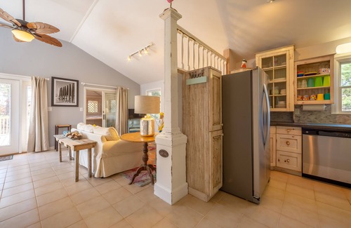 Ocean Isle Estates Casa | Semi-oceanfront dog-friendly home with private hot tub, decks & shared pool