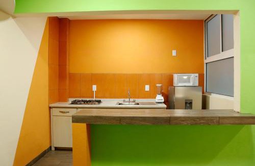 Tehuacán Apartamento | Sensity Home Departamento 7, Colorido y amplio Familiar