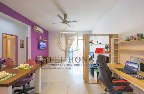 Seri Kembangan Apartamento | Serdang Resort-Style Family Suite #Babycot #15 Pax