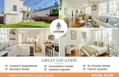 Touro Casa | Serene 4 Bedroom Home near French Quarter with Wi-Fi and Parking