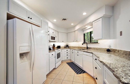New Buffalo Casa | Serene property with firepit, deck, wood-burning fireplace, & AC - beach access