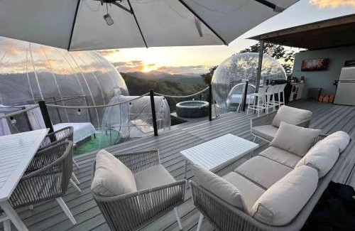 Orocovis Otro | Serene Sunsets Bubbletents and Jacuzzi