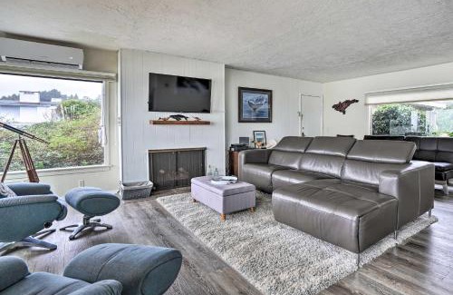 Brookings Casa | Serenity By The Sea - Chic Oceanfront Home with Deck