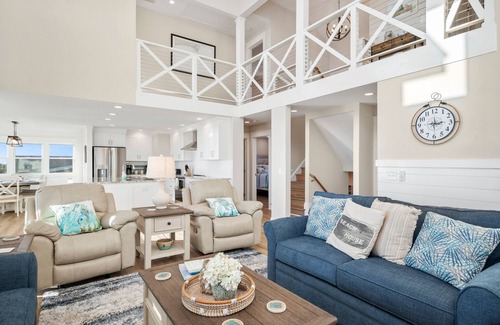 Caswell Beach Casa | Serenity by the Sea: Nostalgic Oceanfront Home with Room for the Whole Family
