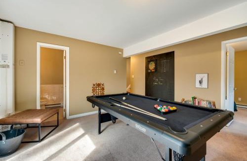 Pocono Pines Casa | Serenity Grove Game Room Fire Pit Dog Friend