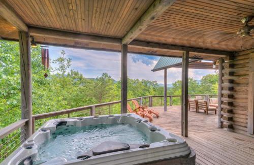Mill Spring Casa | Serenity Mountain Cabin With Hot Tub Pet Friendly