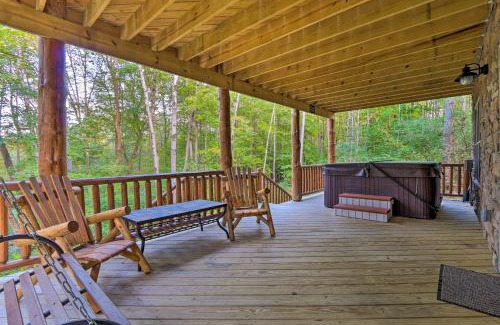 Logan Casa | Serenity Now Cabin with Fire Pit and Game Room!